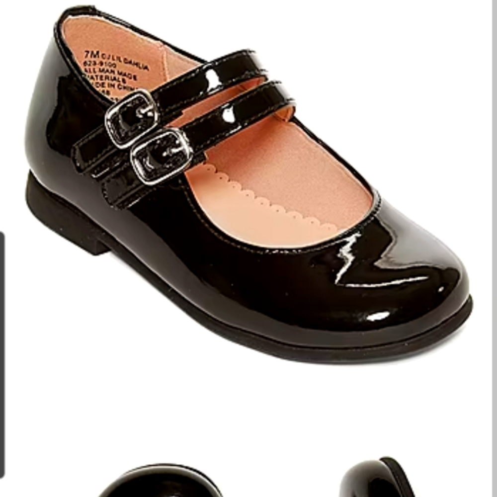 Toddler Black Dahlia Black Flats